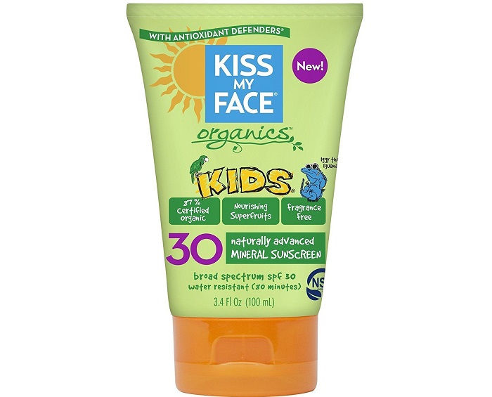 Kem chống nắng kiss my face Organics Kids