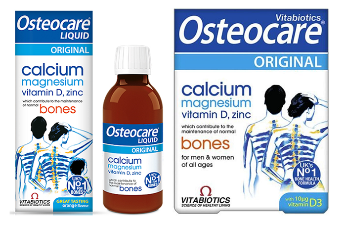 Canxi Osteocare Original co cả dạng nước và dạng viên dễ uống