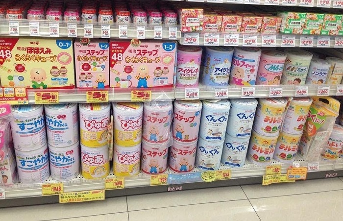 Sữa Nhật cho bé