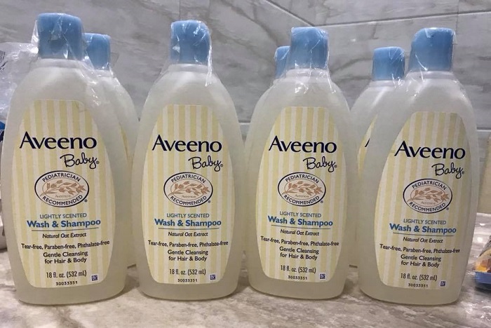 Sữa tắm Aveeno Baby wash and shampoo